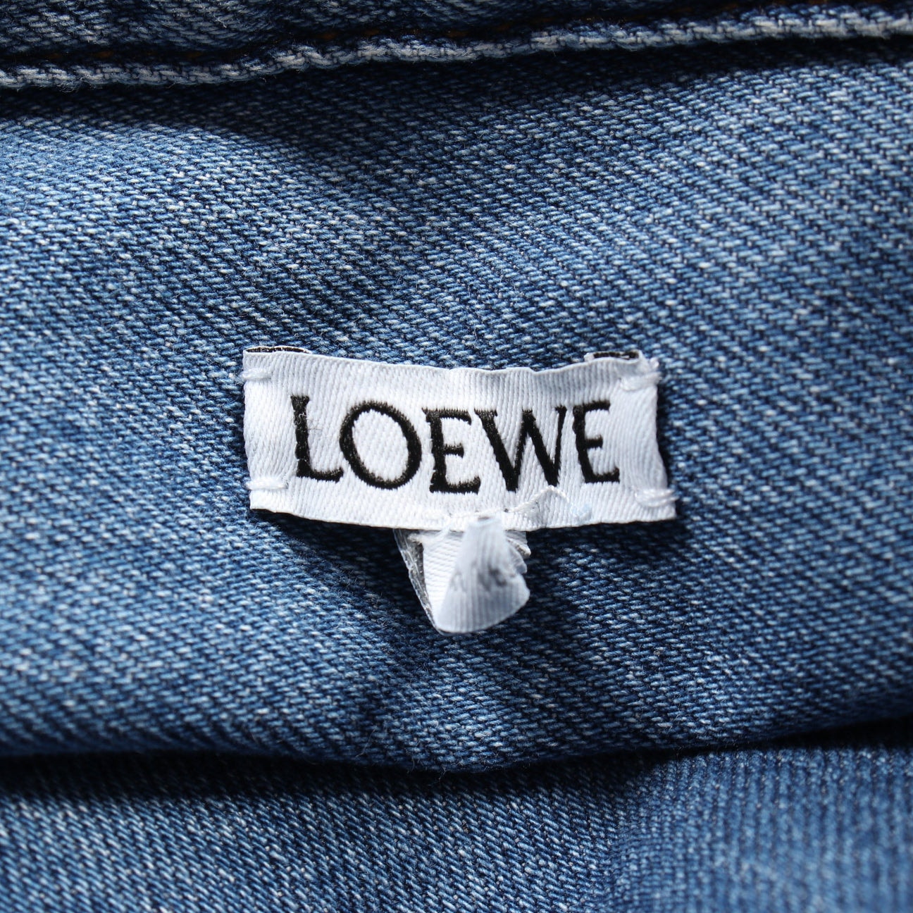 Loewe Asymmetrical Denim Jacket Size 44